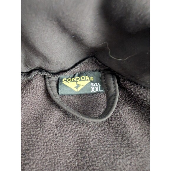 Condor Mens 602 Summit Black 4 Way Stretch Soft Shell Hooded Tactical Jacket XXL - Picture 4 of 8
